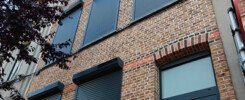 Rolluik op zonne-energie met Somfy motor geplaatst in Antwerpen